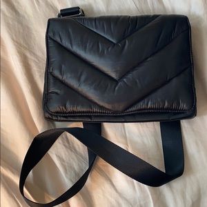 Caraa x athleta quilted crossbody bag